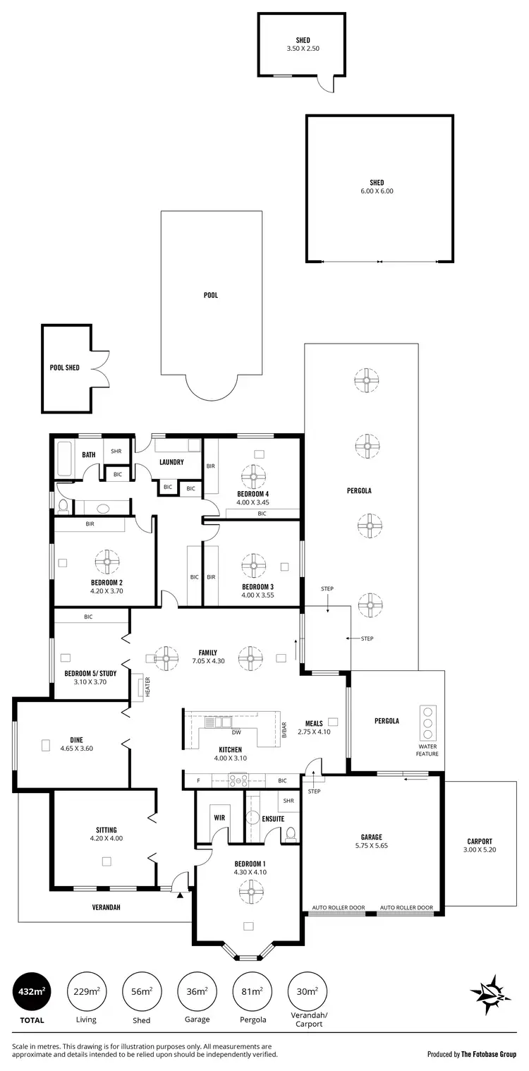 Floorplan of Homely house listing, 8A Strempel Ave, Hahndorf SA 5245