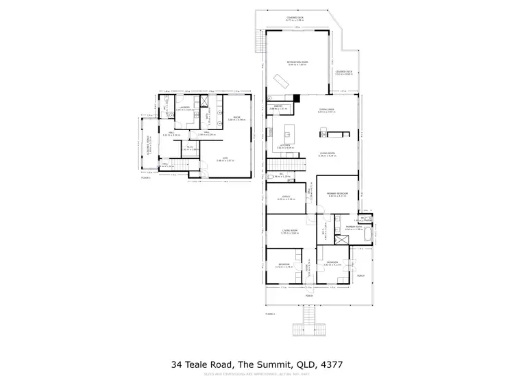 Floorplan of Homely house listing, 34 Teale Rd, The Summit QLD 4377