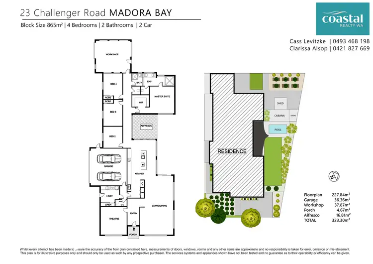 Floorplan of Homely house listing, 23 Challenger Rd, Madora Bay WA 6210