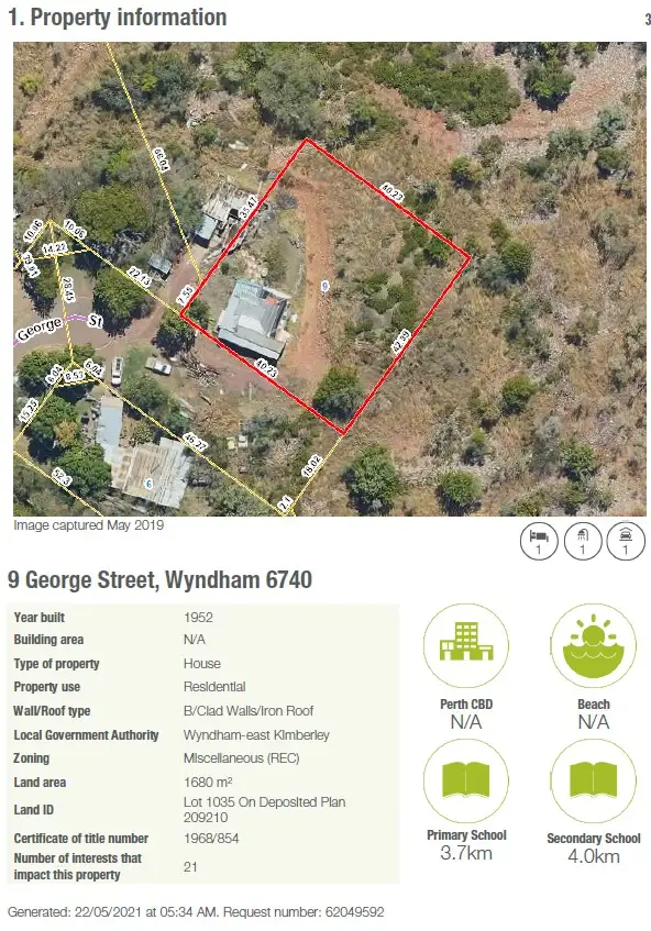 Floorplan of Homely house listing, 9 George Street, Wyndham WA 6740