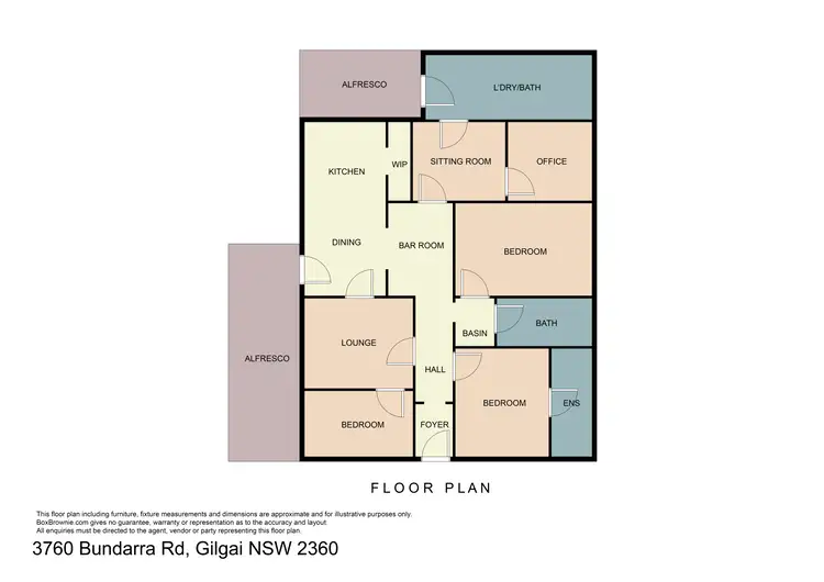 Floorplan of Homely house listing, 3760 Bundarra Rd Gilgai, Inverell NSW 2360