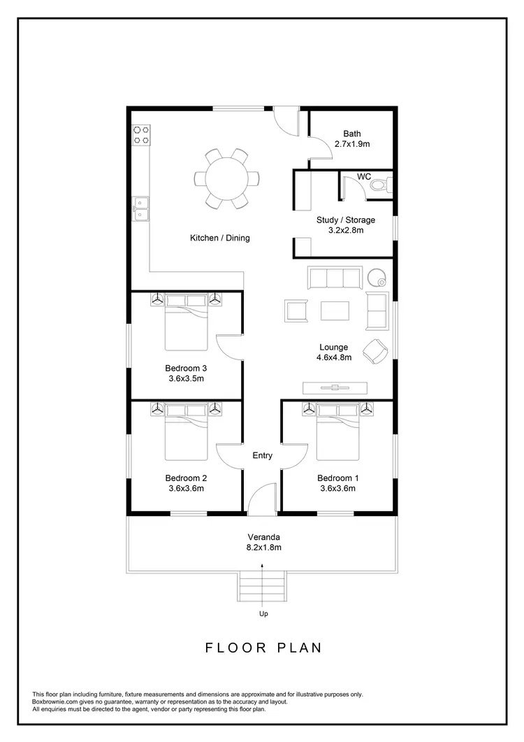 Floorplan of Homely house listing, 27 Stratheden St, Kyogle NSW 2474