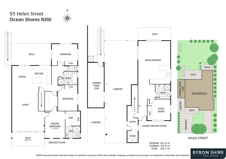 Floorplan of Homely house listing, 55 Helen Street, South Golden Beach NSW 2483