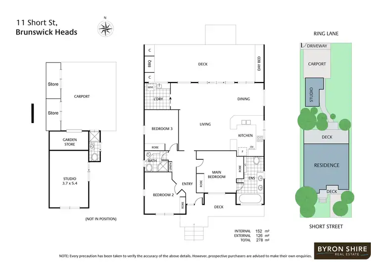 Floorplan of Homely house listing, 11 Short Street, Brunswick Heads NSW 2483