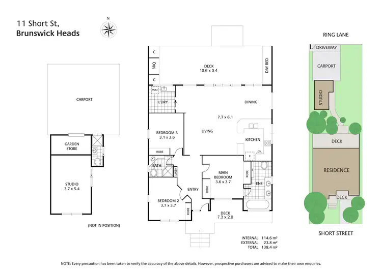 Floorplan of Homely house listing, 11 Short Street, Brunswick Heads NSW 2483