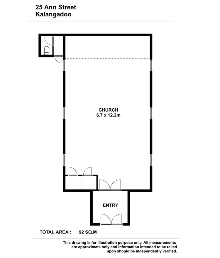 Floorplan of Homely house listing, 25 Ann St, Kalangadoo SA 5278