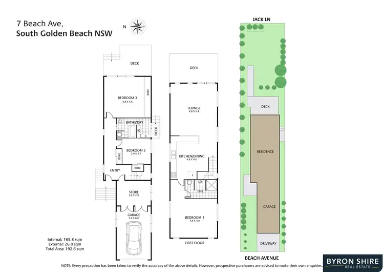 Floorplan of Homely house listing, 7 Beach Ave, South Golden Beach NSW 2483