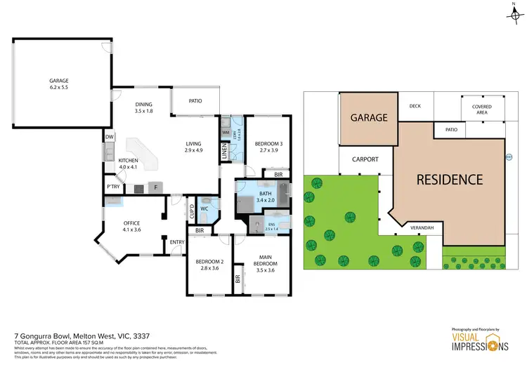Floorplan of Homely house listing, 7 Gongurra Bowl, Harkness VIC 3337