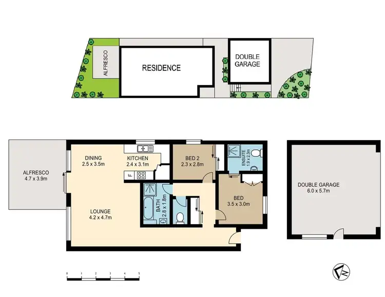 Floorplan of Homely villa listing, 26 Mountainview Mews, Albion Park NSW 2527