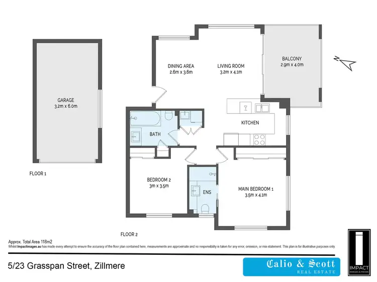 Floorplan of Homely unit listing, Unit 5/23 Grasspan St, Zillmere QLD 4034