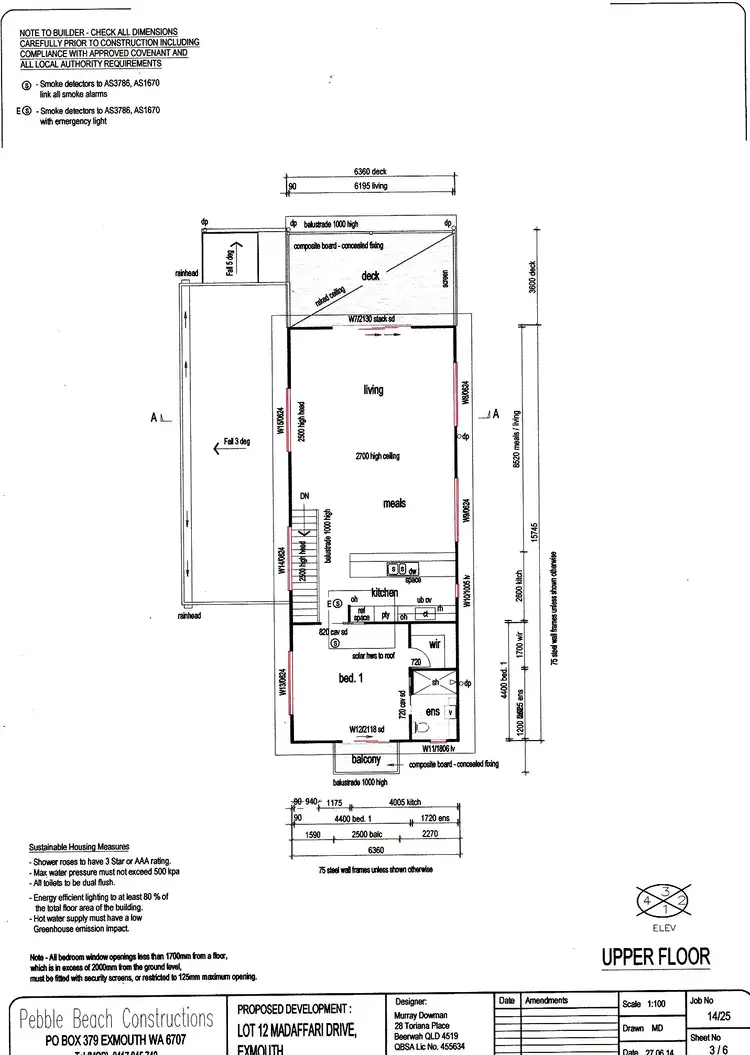Floorplan of Homely house listing, 114 Madaffari Drive, Exmouth WA 6707