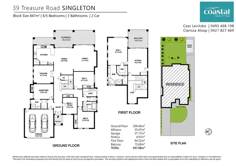 Floorplan of Homely house listing, 39 Treasure Rd, Singleton WA 6175