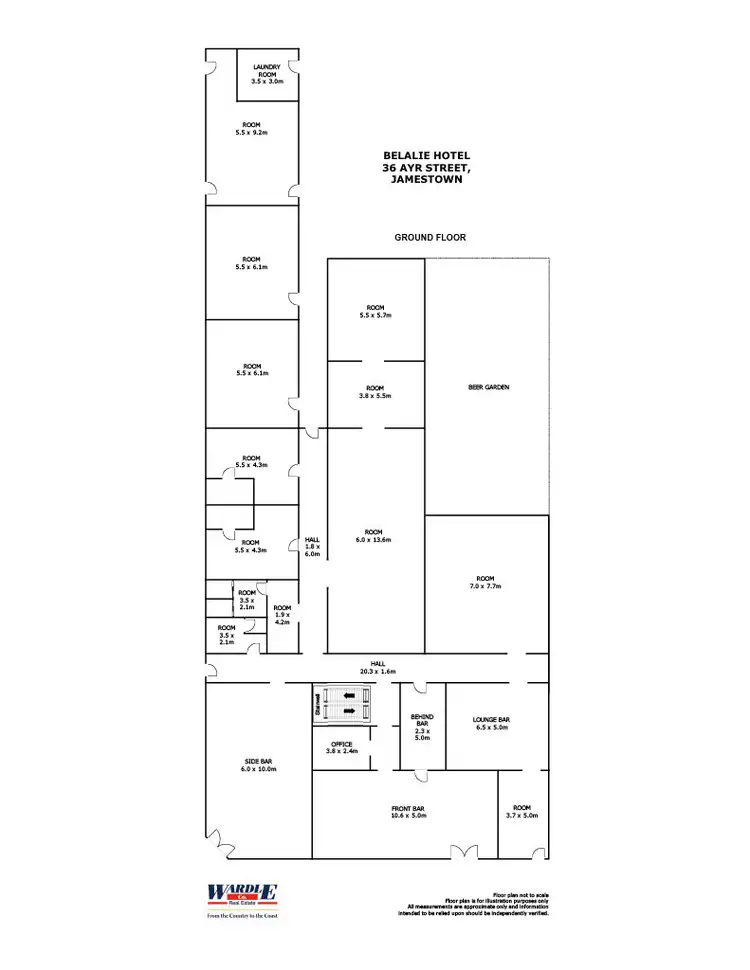 Floorplan of Homely house listing, 36-40 Ayr St, Jamestown SA 5491