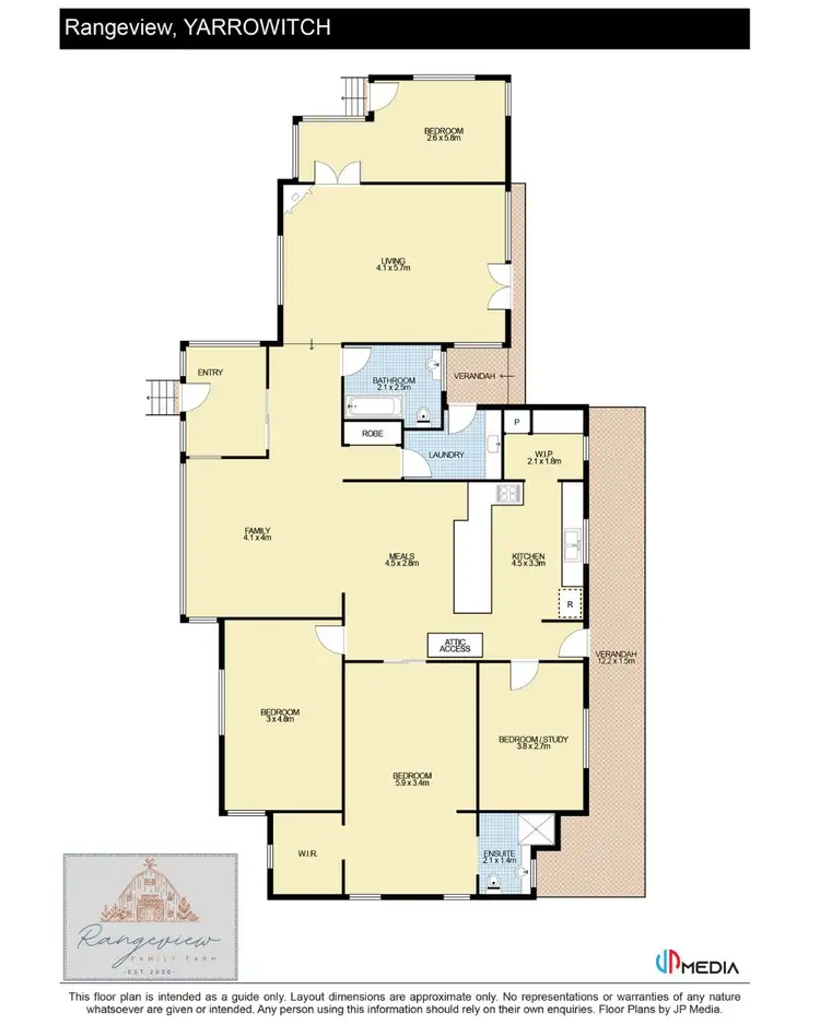 Floorplan of Homely rural property listing, 16 Yarrowitch Post Office Road, Walcha NSW 2354