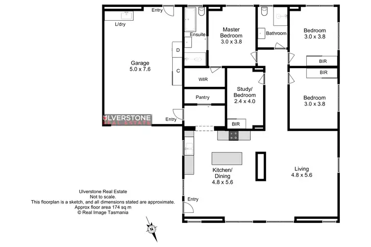 Floorplan of Homely house listing, 17 Tower Pl, West Ulverstone TAS 7315