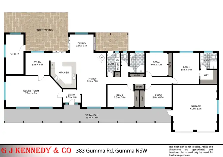 Floorplan of Homely house listing, 383 Gumma Road, Gumma NSW 2447