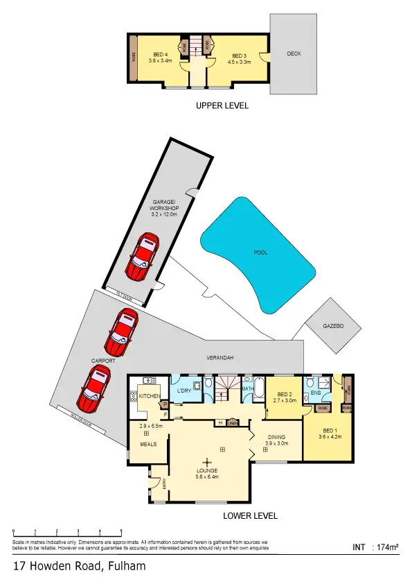 Floorplan of Homely house listing, 17 Howden Rd, Fulham SA 5024