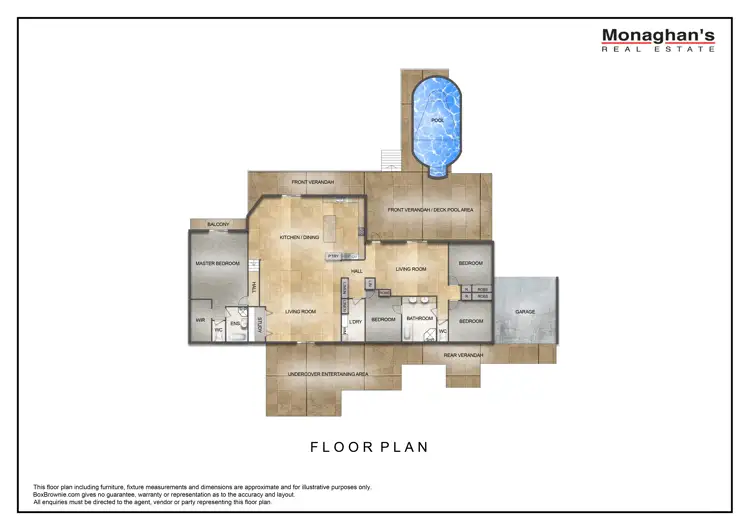 Floorplan of Homely house listing, 76 Liddell Rd, Bellellen VIC 3381