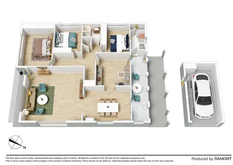 Floorplan of Homely house listing, 48 Berembong Dr, Keilor East VIC 3033