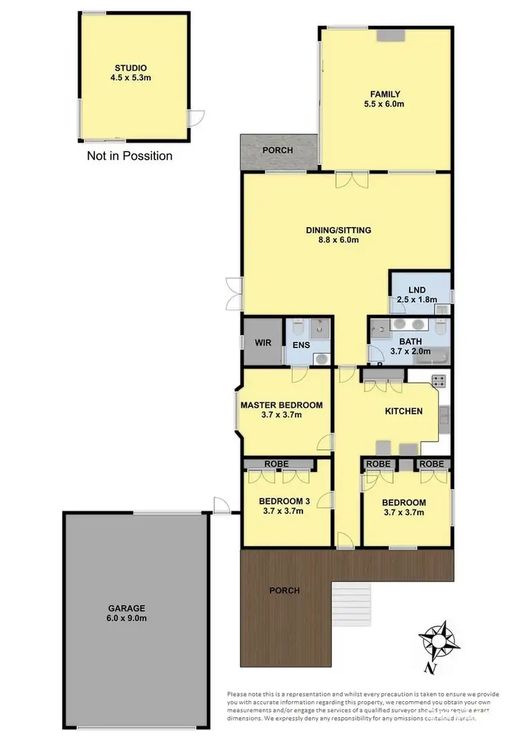 Floorplan of Homely house listing, 11 Paddock St, Whittlesea VIC 3757