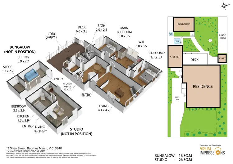 Floorplan of Homely house listing, 19 Shea Street, Bacchus Marsh VIC 3340