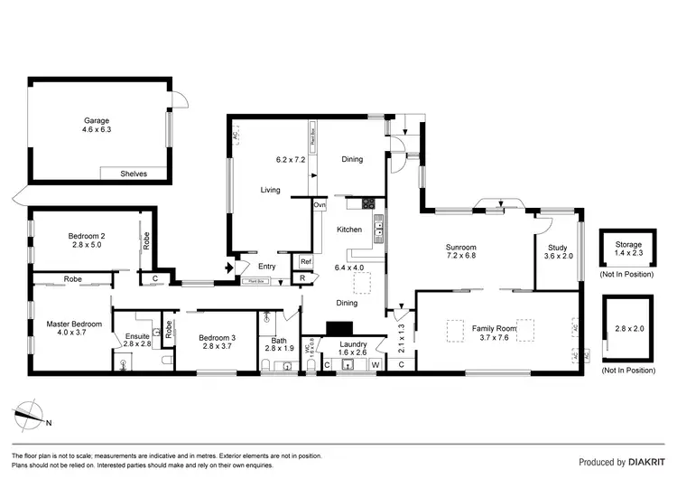 Floorplan of Homely house listing, 12 Monmouth Street, Avondale Heights VIC 3034