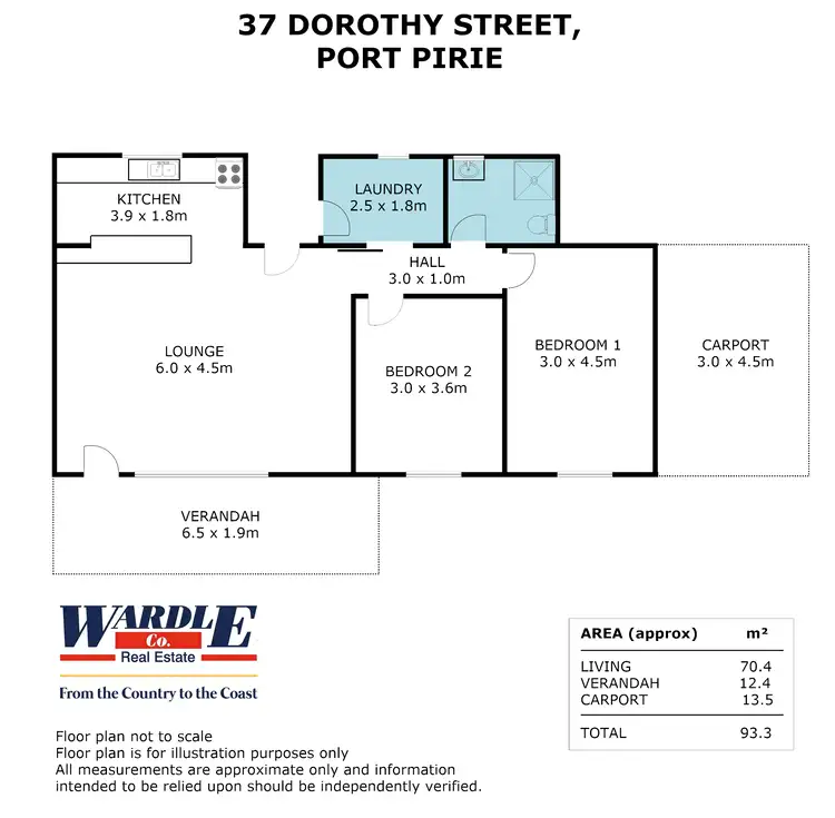 Floorplan of Homely house listing, 37 Dorothy St, Port Pirie SA 5540