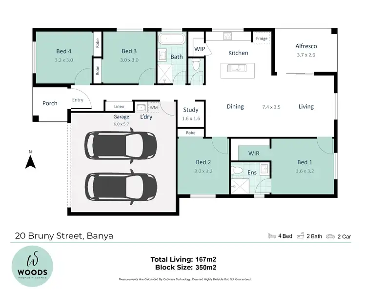 Floorplan of Homely house listing, 20 Bruny St, Banya QLD 4551