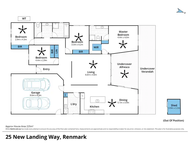 Floorplan of Homely house listing, 25 New Landing Way, Renmark SA 5341