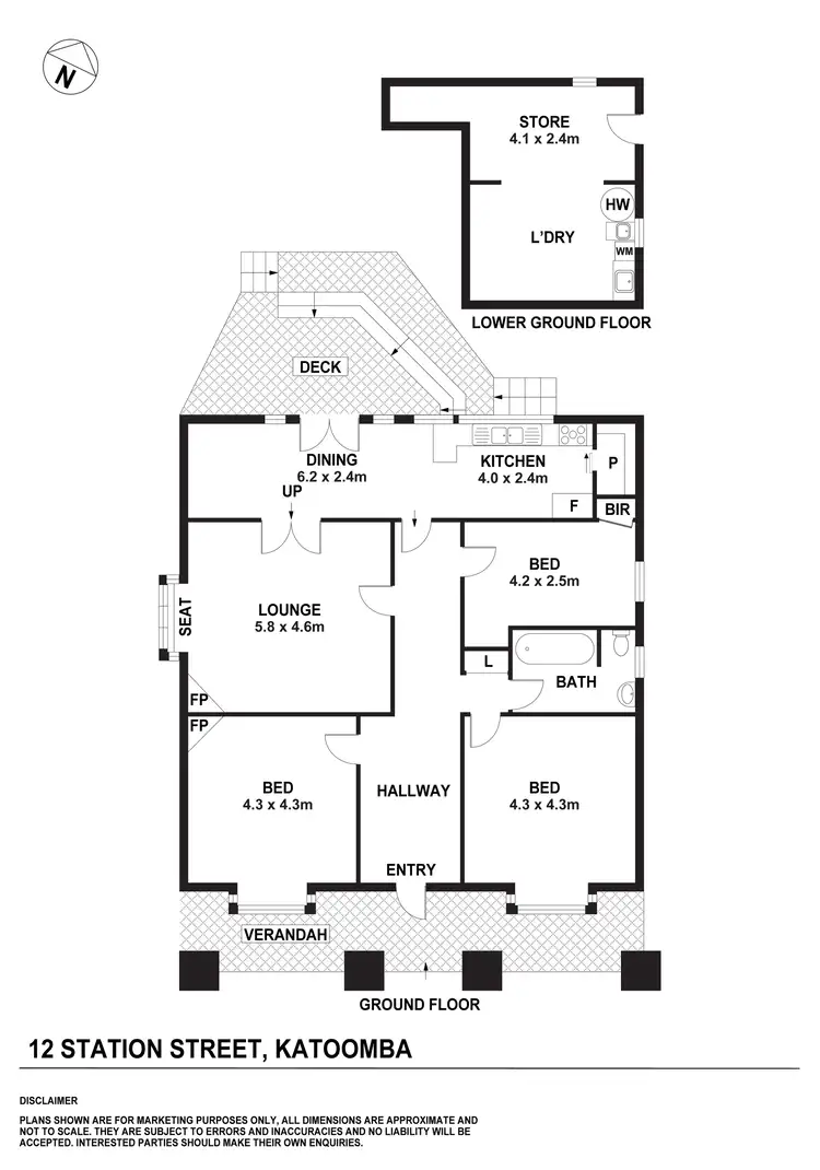 Floorplan of Homely house listing, 12 Station St, Katoomba NSW 2780