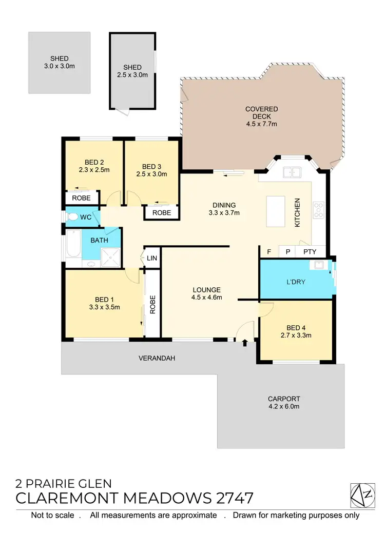 Floorplan of Homely house listing, 2 Prairie Glen, Claremont Meadows NSW 2747