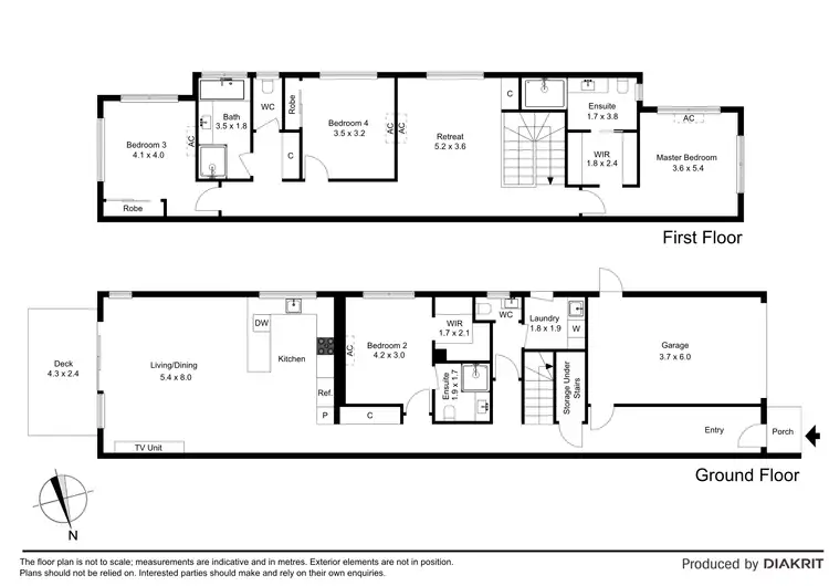 Floorplan of Homely townhouse listing, 13A Johnson Street, Avondale Heights VIC 3034