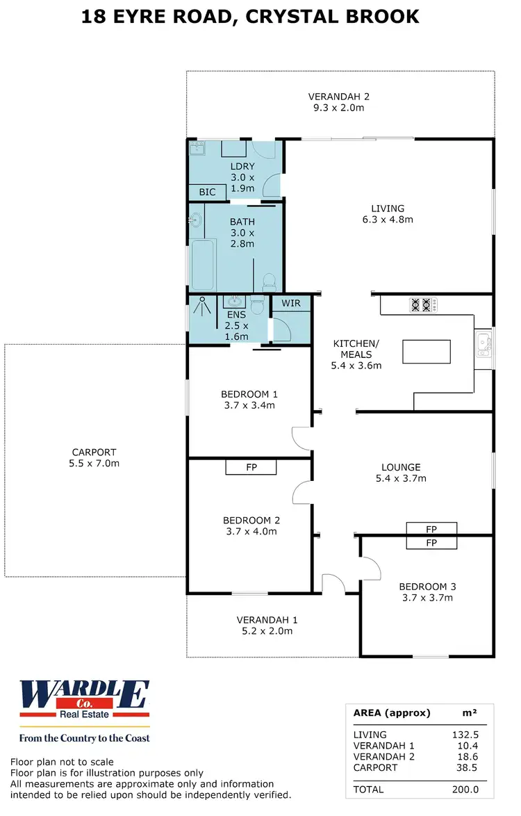 Floorplan of Homely house listing, 18 Eyre Rd, Crystal Brook SA 5523