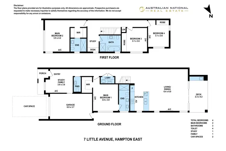 Floorplan of Homely townhouse listing, 5 Little Ave, Hampton East VIC 3188