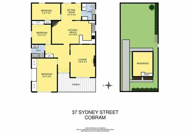 Floorplan of Homely house listing, 37 Sydney St, Cobram VIC 3644