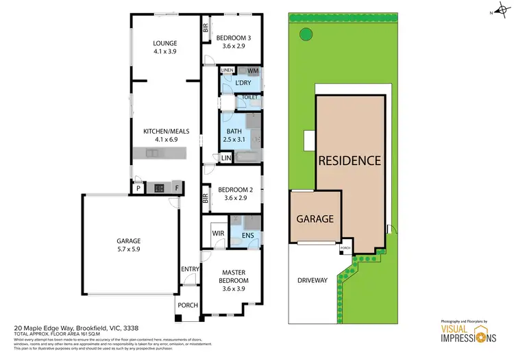 Floorplan of Homely house listing, 20 Maple Edge Way, Brookfield VIC 3338