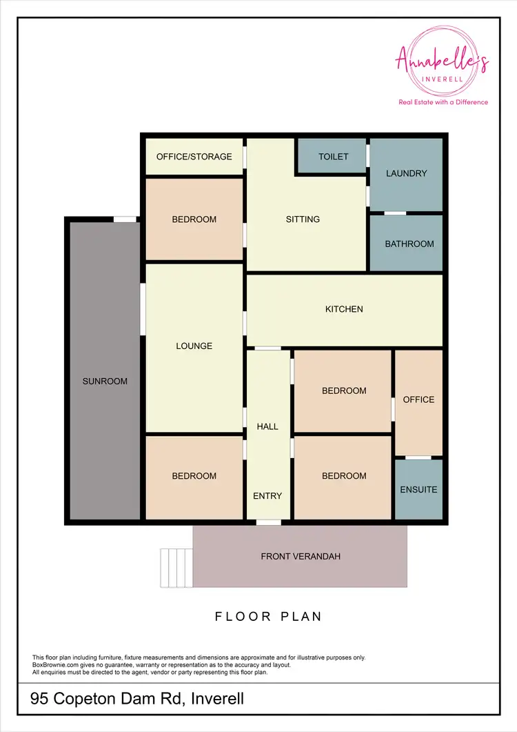 Floorplan of Homely rural property listing, 95 Copeton Dam Rd, Inverell NSW 2360