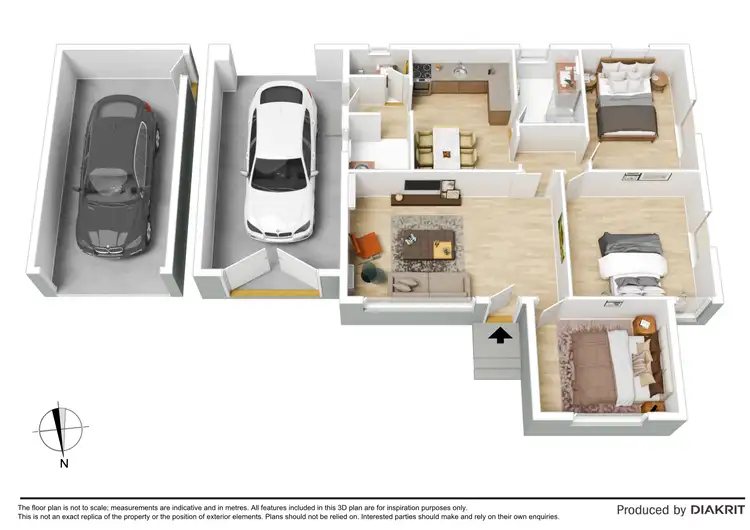 Floorplan of Homely house listing, 50 Emu Pde, Jacana VIC 3047