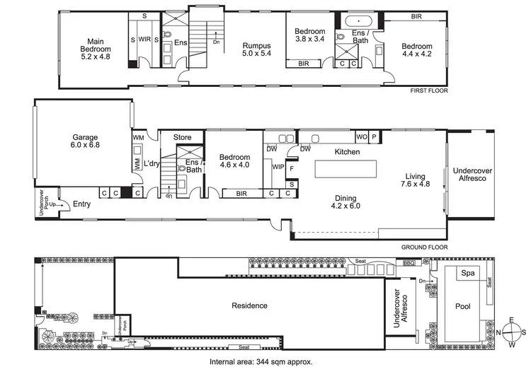 Floorplan of Homely house listing, 8 Grosvenor Street, Brighton VIC 3186