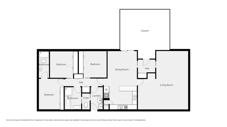Floorplan of Homely house listing, 28 Sharpley Ave, Stawell VIC 3380