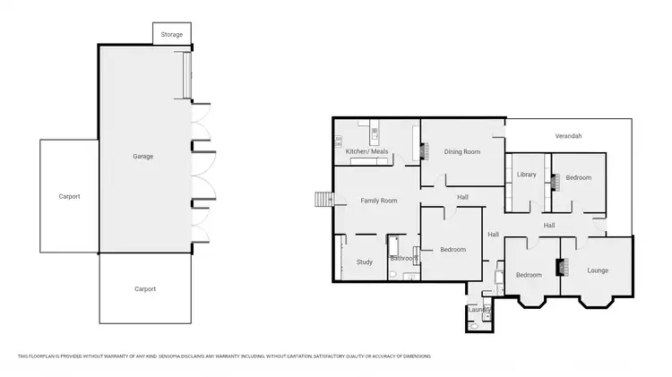 Floorplan of Homely house listing, 10-12 Seaby St, Stawell VIC 3380