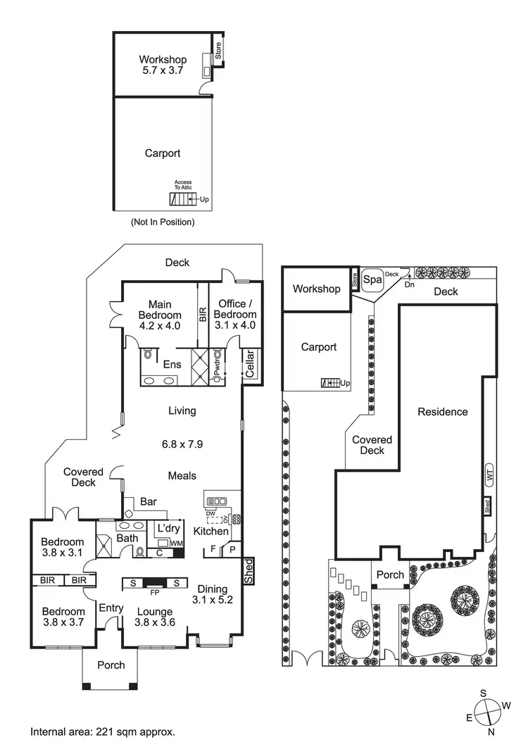 Floorplan of Homely house listing, 8 Churchill Court, Brighton East VIC 3187