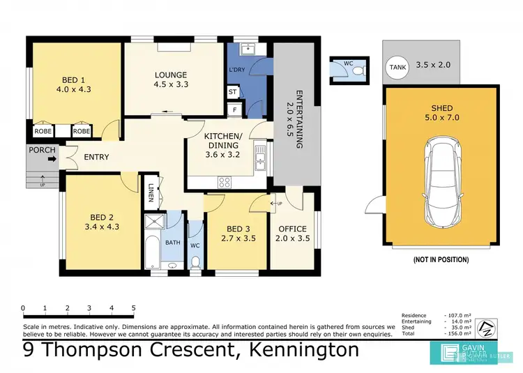 Floorplan of Homely house listing, 9 Thompson Cres, Kennington VIC 3550