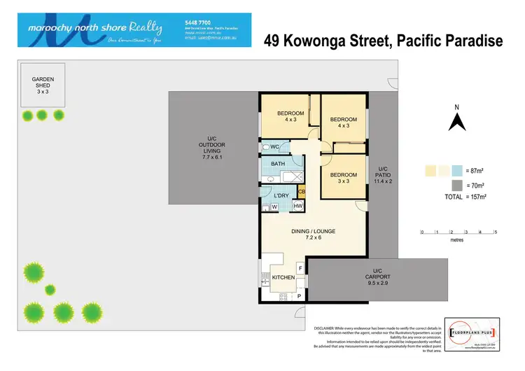 Floorplan of Homely house listing, 49 Kowonga St, Pacific Paradise QLD 4564