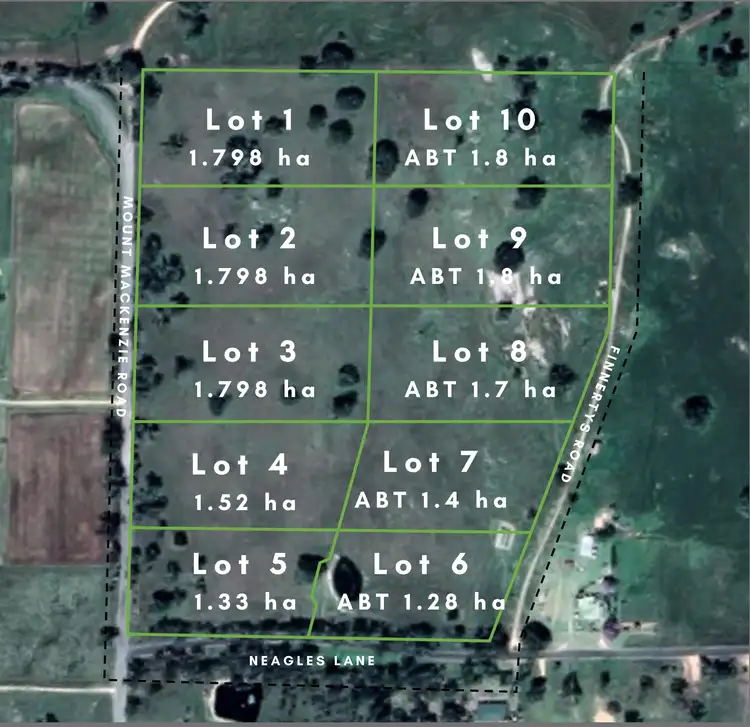 Floorplan of Homely land listing, 120 Mount MacKenzie Road, Tenterfield NSW 2372