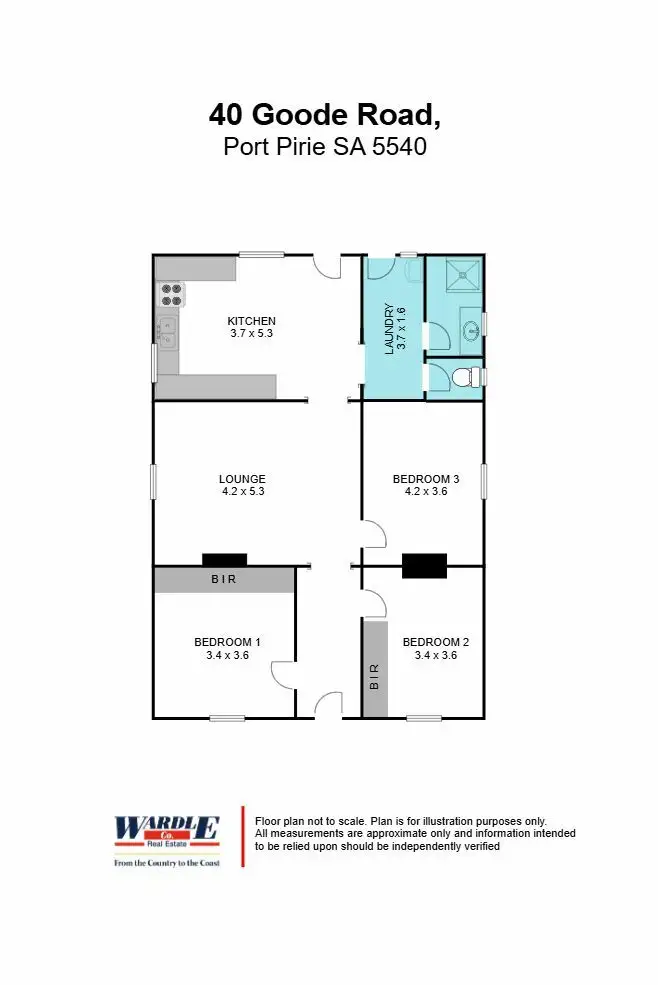Floorplan of Homely house listing, 40 Goode Rd, Port Pirie SA 5540