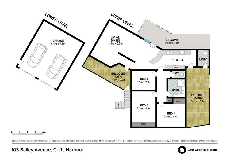 Floorplan of Homely house listing, 103 Bailey Ave, Coffs Harbour NSW 2450