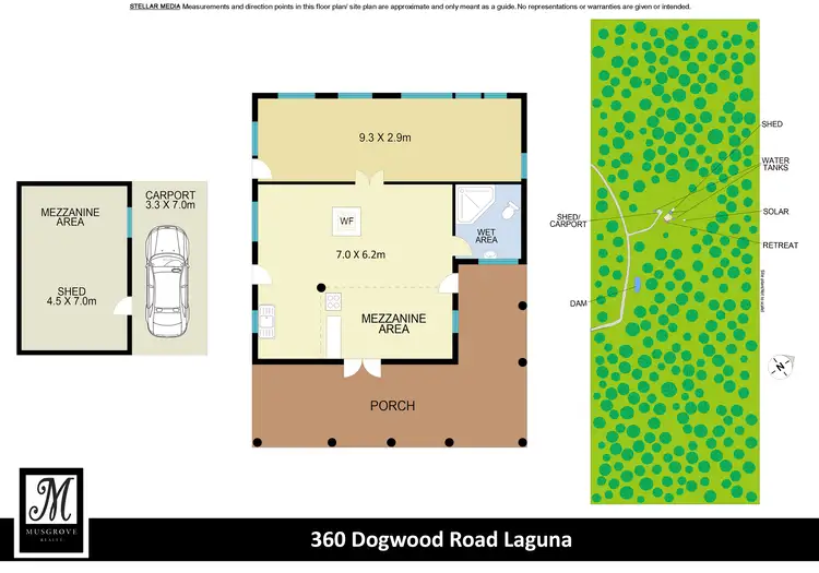 Floorplan of Homely rural property listing, 360 Dogwood Road, Laguna NSW 2325