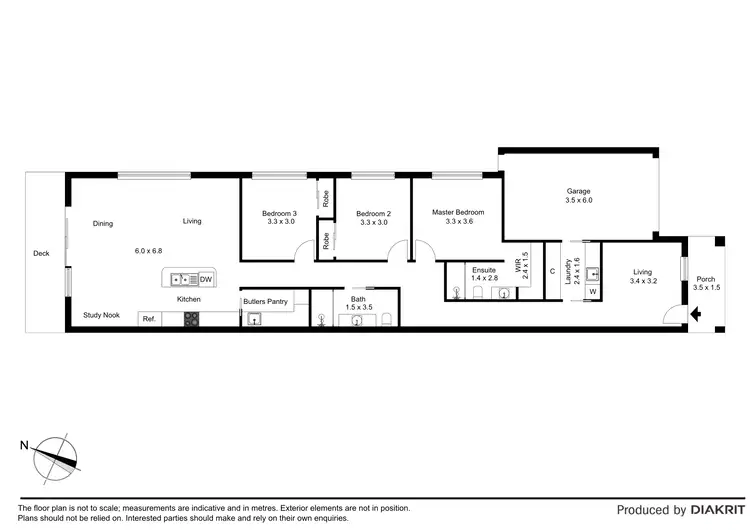 Floorplan of Homely house listing, 35A Rogerson St, Avondale Heights VIC 3034