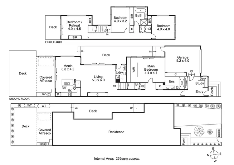 Floorplan of Homely townhouse listing, 29A Pacific Boulevard, Beaumaris VIC 3193